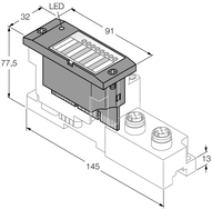 Moduł elektroniczny BL67 BL67-2RFID-A - Turck