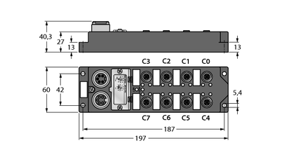 Moduł I/O dla DeviceNet Fieldbus FDNL-N1600-T - Turck