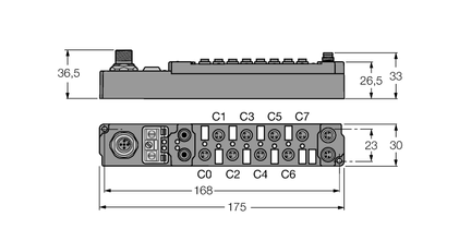 Moduł łączący piconet do sieci DeviceNet SDNL-0404D-0003 - Turck