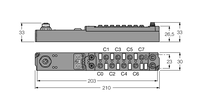 Moduł połączeniowy typu piconet do sieci Ethernet/IP SIPL-0404D-0003 - Turck