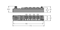 Moduł piconet samodzielny do sieci DeviceNet SDNB-0008D-0003 - Turck