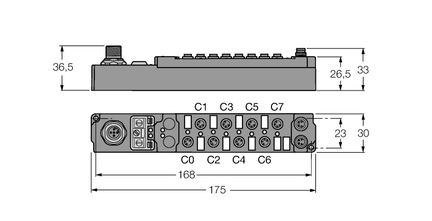 Moduł piconet samodzielny do sieci DeviceNet SDNB-0808D-0001 - Turck