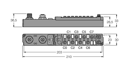 Moduł piconet samodzielny do magistrali PROFIBUS-DP SDPB-0800D-1007 - Turck