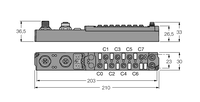 Moduł piconet samodzielny do magistrali PROFIBUS-DP SDPB-0808D-1001 - Turck