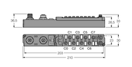 Moduł piconet samodzielny do magistrali PROFIBUS-DP SDPB-0808D-1001 - Turck