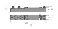 Moduł piconet samodzielny do magistrali PROFIBUS-DP SDPB-10S-1002 - Turck