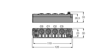 Moduł rozszerzeń typu piconet do systemu IP-Link SNNE-0008D-0003 - Turck
