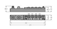 Moduł łączący piconet do magistrali PROFIBUS-DP SDPL-0404D-1004 - Turck
