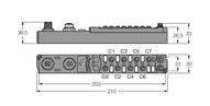 Moduł piconet samodzielny do sieci DeviceNet SDNB-0800D-1008 - Turck