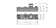Moduł rozszerzeń typu piconet do systemu IP-Link SNNE-10S-0001 - Turck