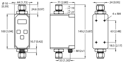 Element do monitorowania natężenia przepływu FTCI-10D10A4P-2LIX-H1141 - Turck