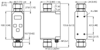 Element do monitorowania natężenia przepływu FTCI-N3/4D19A4P-2ARX-H1160 - Turck