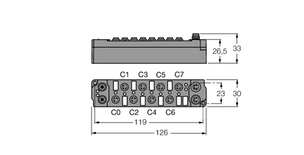 Moduł rozszerzeń typu piconet do systemu IP-Link SNNE-0008D-0004 - Turck