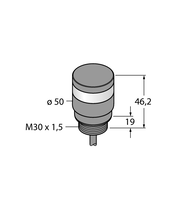 Oświetlenie sygnalizacyjne LED TL50BLR1 - Turck