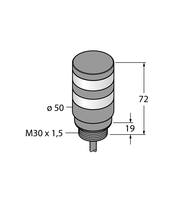Oświetlenie sygnalizacyjne LED TL50BLGR2 - Turck