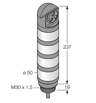 Oświetlenie sygnalizacyjne LED TL50BGYRALS - Turck