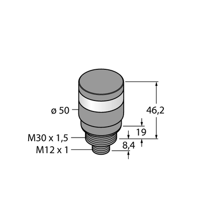 Oświetlenie sygnalizacyjne LED TL50BLRQ - Turck