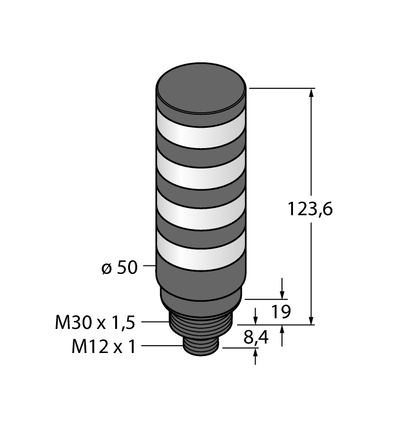 Oświetlenie sygnalizacyjne LED TL50C4KQ - Turck