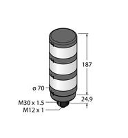Oświetlenie sygnalizacyjne LED TL70DXN2GYRQ - Turck