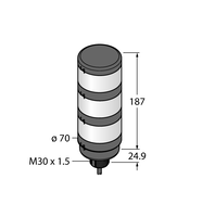 Oświetlenie sygnalizacyjne LED TL70GYR - Turck