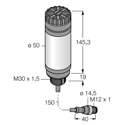 Oświetlenie sygnalizacyjne LED CL50XRXAPQP - Turck