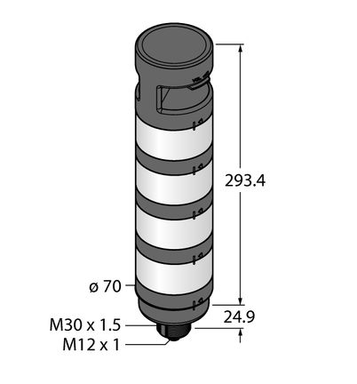 Oświetlenie sygnalizacyjne LED TL70BGYRAQ - Turck
