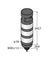 Oświetlenie sygnalizacyjne LED TL70GYRA - Turck