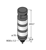 Oświetlenie sygnalizacyjne LED TL70GYRA - Turck