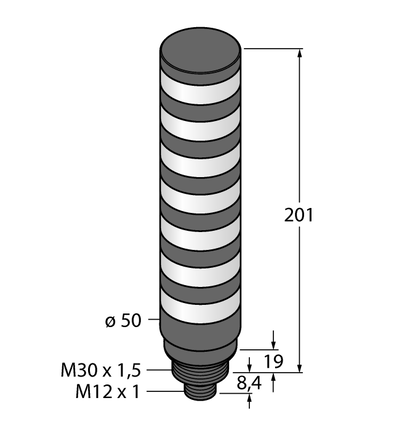 Oświetlenie sygnalizacyjne LED TL50C7KQ - Turck