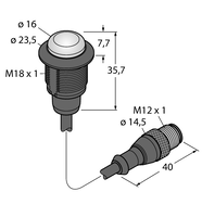 Oświetlenie sygnalizacyjne LED S18LBXXPQP - Turck