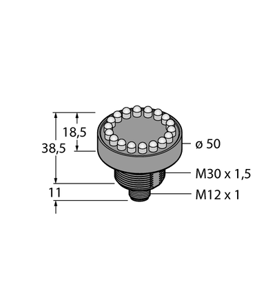 Oświetlenie sygnalizacyjne LED K50LDXYXPQ - Turck