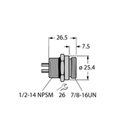 Gniazdo FOUNDATION Fieldbus RSFV 49 - Turck
