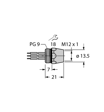 Gniazdo FOUNDATION Fieldbus FKV 49 - Turck