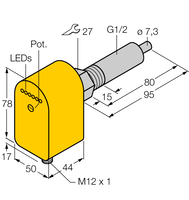 Kontrola przepływu FCS-G1/2A4P-AP8X-H1141/L080 - Turck