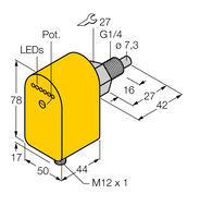 Kontrola przepływu FCS-G1/4A4P-AP8X-H1141 - Turck