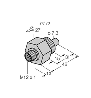 Kontrola przepływu FCS-G1/2A4-NAEX0-H1141 - Turck