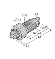 Kontrola przepływu FCS-GL1/2A2-NA/A/D100 - Turck