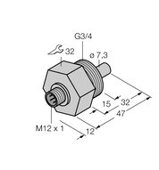 Kontrola przepływu FCS-G3/4A4-NAEX0-H1141 - Turck