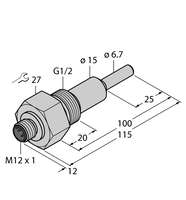 Kontrola przepływu FCS-G1/2A4-NAEX-H1141/AL100 - Turck