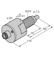 Kontrola przepływu FCS-GL3/4A4-NAEX0/D024 - Turck