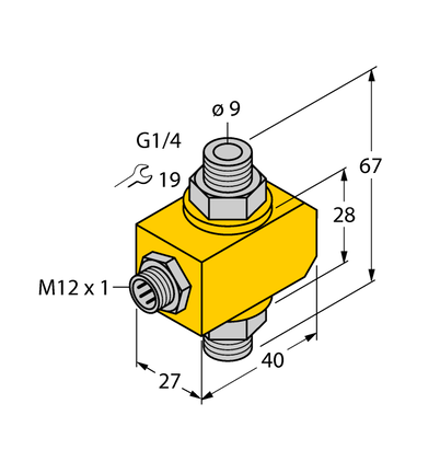 Kontrola przepływu FCI-D10A4P-NA-H1141 - Turck