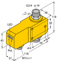 Kontrola przepływu FCI-D20A4P-LIX-H1141 - Turck