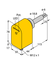 Kontrola przepływu FCS-HA2P-LIX-H1141/AL115 - Turck
