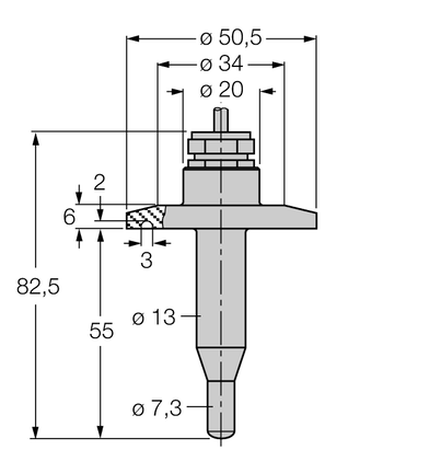 Kontrola przepływu FCS-50A4-NAEX/D014/D100/D024 - Turck