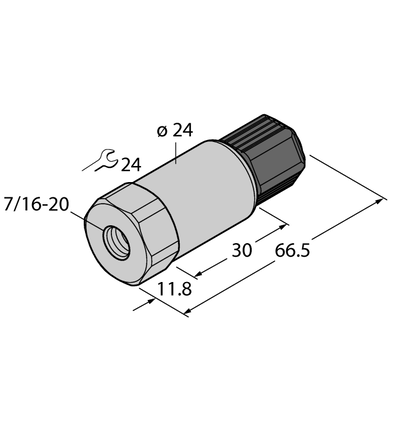 Przetwornik ciśnienia PT10R-2045-I2-CM2.0 - Turck