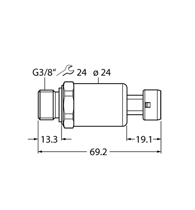 Przetwornik ciśnienia PT600R-2149-I2-MP11 - Turck