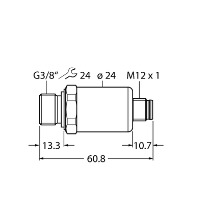 Przetwornik ciśnienia PT600R-2149-I2-H1143 - Turck