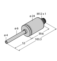 Przetwornik ciśnienia PT100R-2042-I2-H1141 - Turck