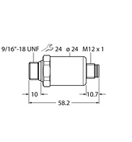 Przetwornik ciśnienia PT400R-2121-I2-H1144 - Turck