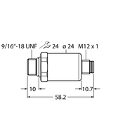 Przetwornik ciśnienia PT400R-2121-I2-H1144 - Turck